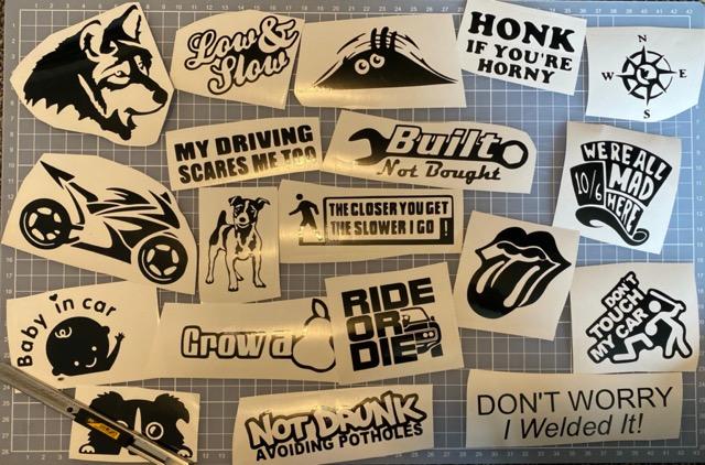 Some options for smaller decals